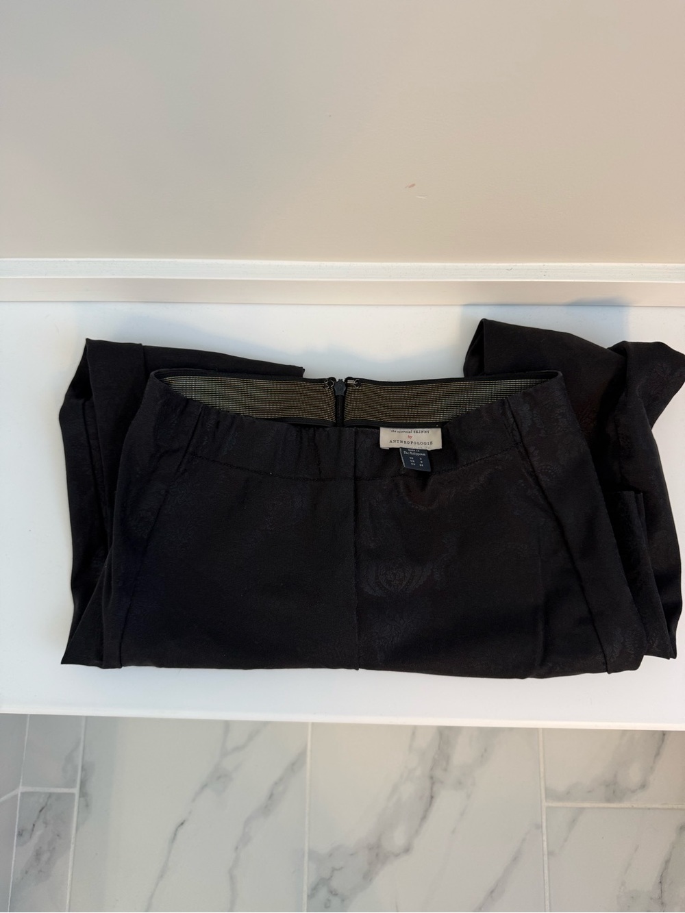 Anthropologie Black Skinny Dress Pants